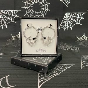 Eye Candy Skull Halloween Earrings